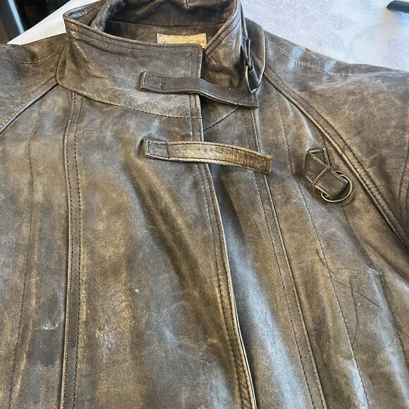 Rare “Mad Max” Themed 1980’s Leather Jacket - Made in the USA - Sm - Picture 6 of 16
